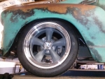 Tire on a classic pickup car restoration Tempe AZ