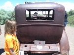 Back of old Ford custom auto work AZ, Scottsdale