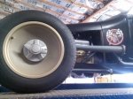 Wheel of classic car auto repair Mesa, AZ