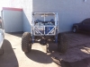 Back View Custom Roll Cage On Jeep
