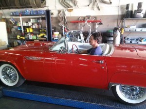 Classic Thunderbird in Scottsdale Muffler & Automotive's Repair ShopAC