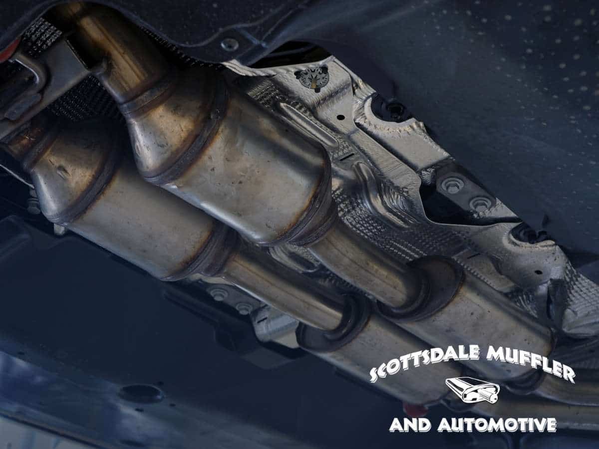 A catalytic converter repaired by an Arizona mechanic